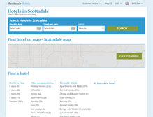 Tablet Screenshot of hotels-scottsdale.com